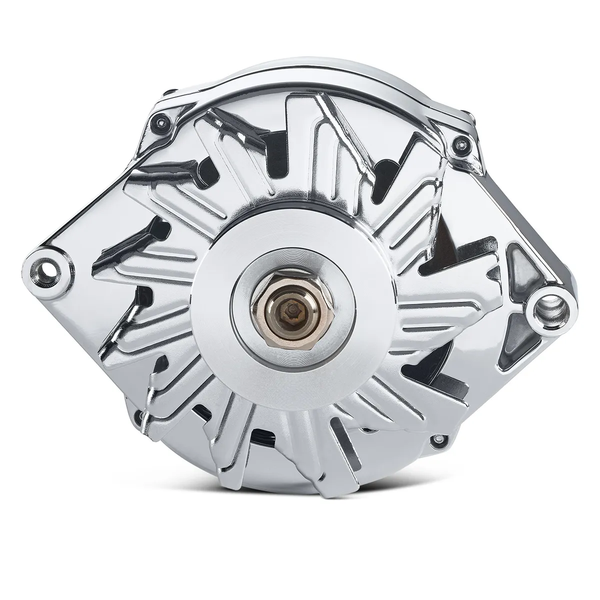 Alternator 140 AMP GM 1 Wire Style Machined Pulley Chrome Finish Proform product image