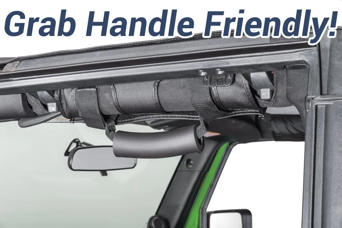 Jeep JK Bimini Top Plus For 07-18 Wrangler JK 4 Door Black Diamond MasterTop product image