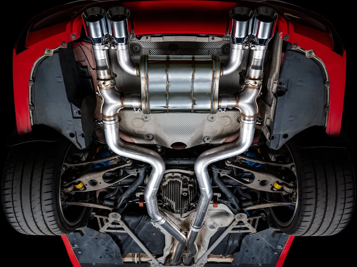 AWE SwitchPath™ Catback Exhaust for BMW F8X M3/M4 - Diamond Black product image