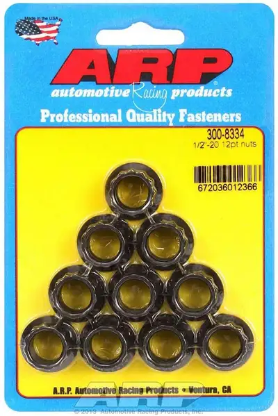 ARP Auto Racing 1/2-20 12pt. Nuts (10)
