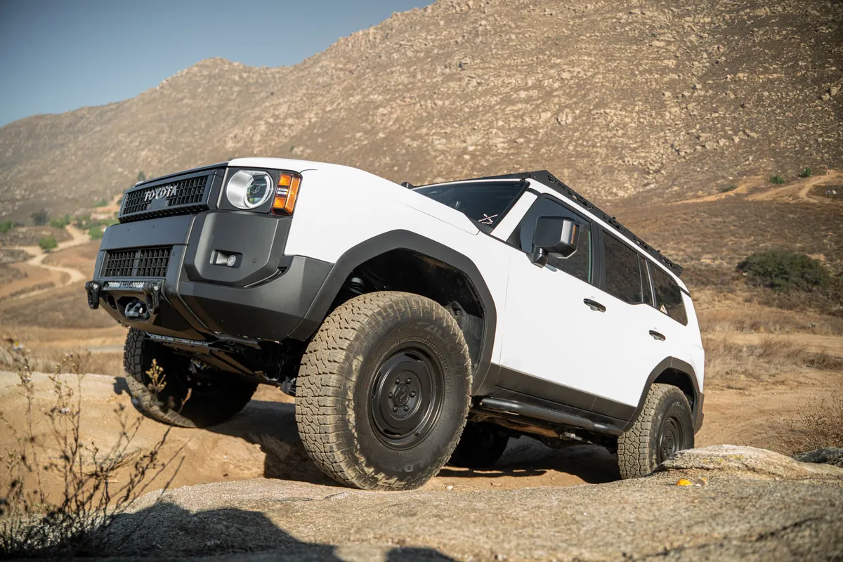 24 Toyota Land Cruiser OE Plus Side Steps Black product image