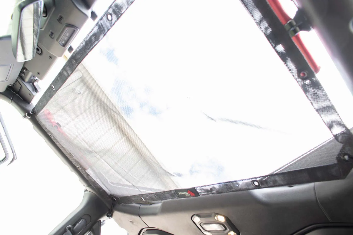 2018-Present Jeep Wrangler JL/U and 2018-Present Jeep Gladiator JT Front Sun Shade Fishbone Offroad product image
