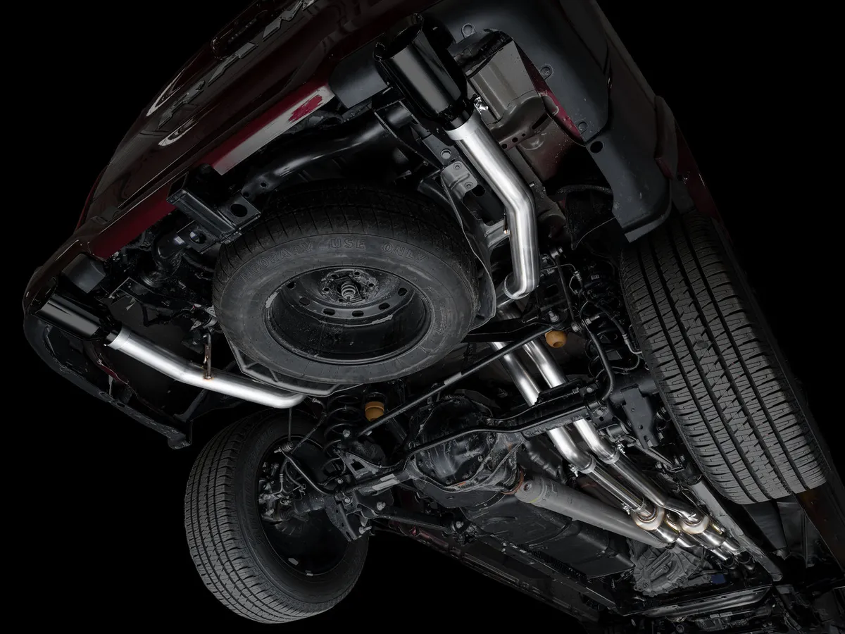AWE 0FG Catback Exhaust for 2025 RAM 1500 3.0TT Standard and High Output - Chrome Silver Tips - 3015-32530 product image