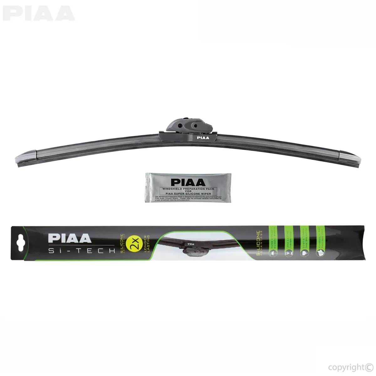 Si-Tech Silicone Flat Windshield Wiper Blade; 19 in./475 mm; product image