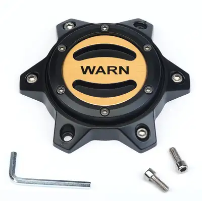 Warn Warn - Replacement Gold Center Cap For Black Warn Epic 6-Lug Wheels;
