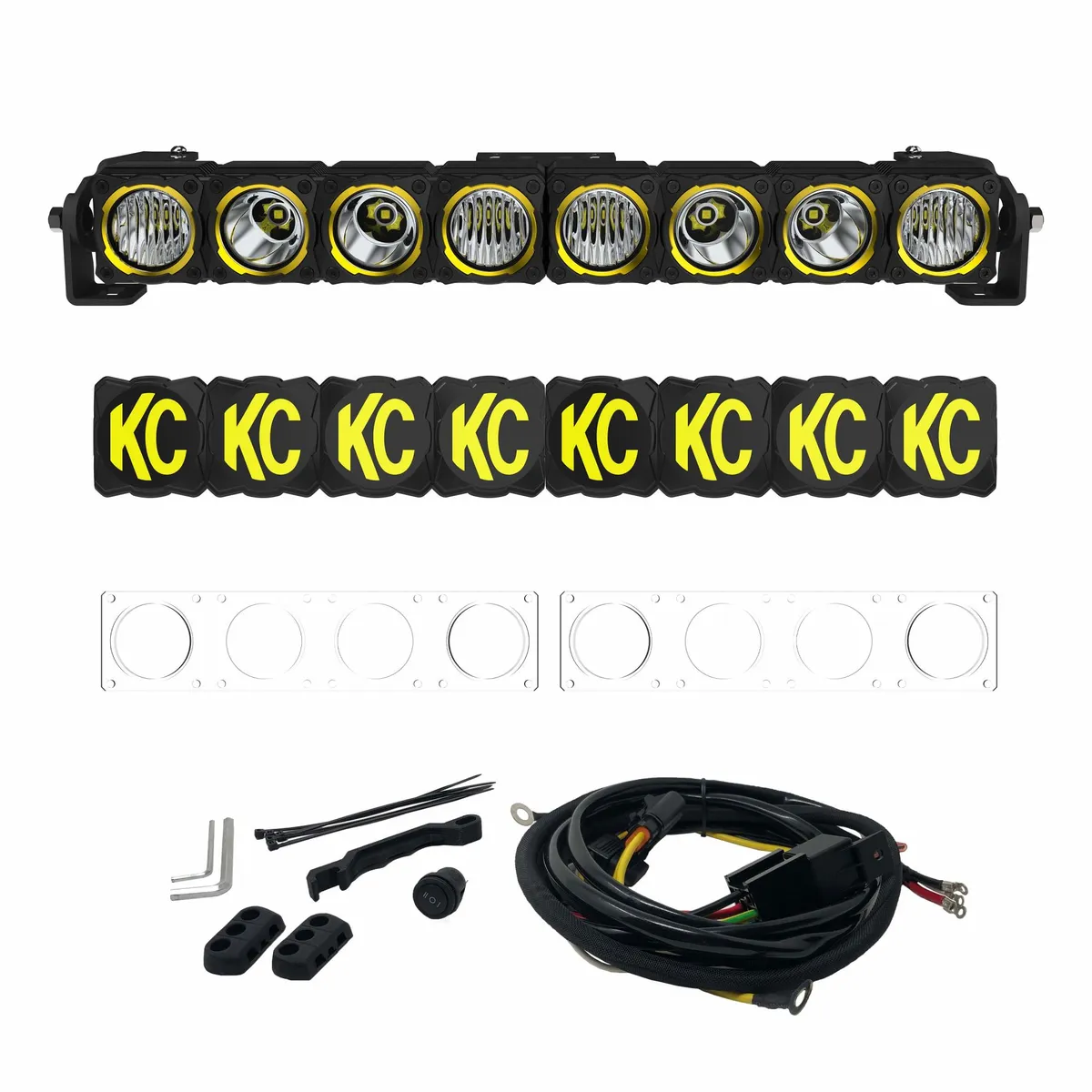 KC HiLiTES KC Hilites 292 Flex Era LED Light Bar - 20 Inch Master Kit
