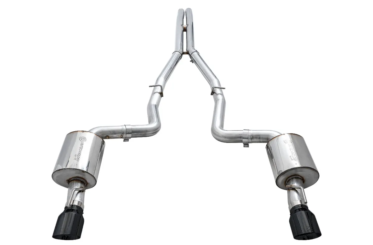 AWE Touring Edition Exhaust for 15+ Charger 6.4 6.2 SC - Non-Resonated - Diamond Black Tips product image