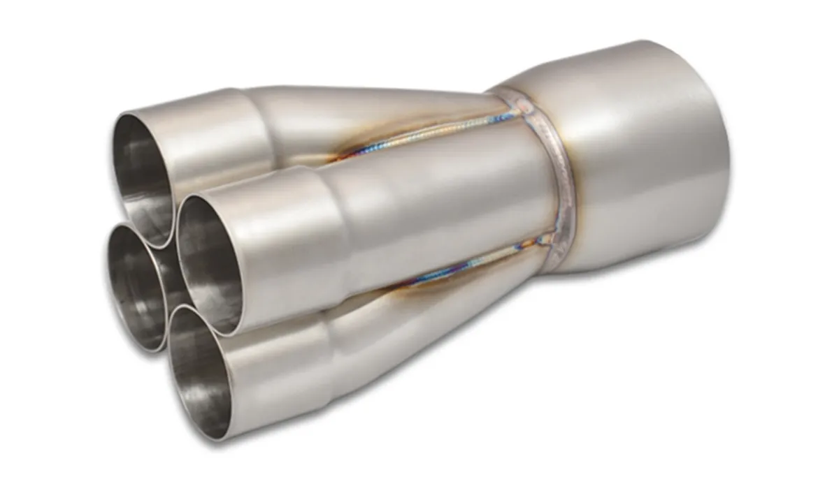 Vibrant Performance - 10317 - 4-1 Merge Collector, 2.25 in. Inlet I.D.; Merge - 4 in.; Outlet O.D. 4.5 in. product image