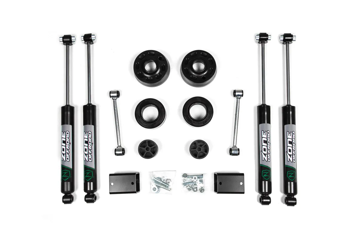 18-24 Jeep Wrangler JL 2 Inch Coil Spring Spacer Lift Kit No Shocks Zone Offroad product image