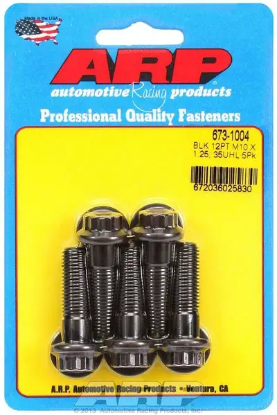 ARP Auto Racing Bolt Kit - 12pt (5pk) 10mm x 1.25 x 35mm