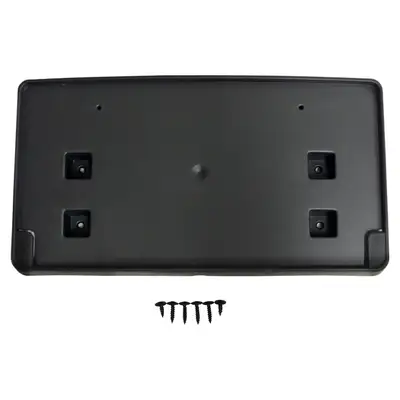 Crown Automotive Jeep Replacement License Plate Bracket Kit Jeep 2018-2021 JL Wrangler 2020-2021 JT Gladiator w Steel Front Bumper Front License Plate Bracket Kit Includes Hardware