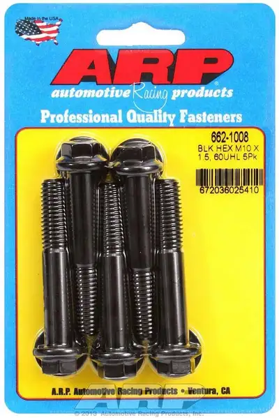 ARP Auto Racing Bolt Kit - 6pt. (5) 10mm x 1.5 x 60mm