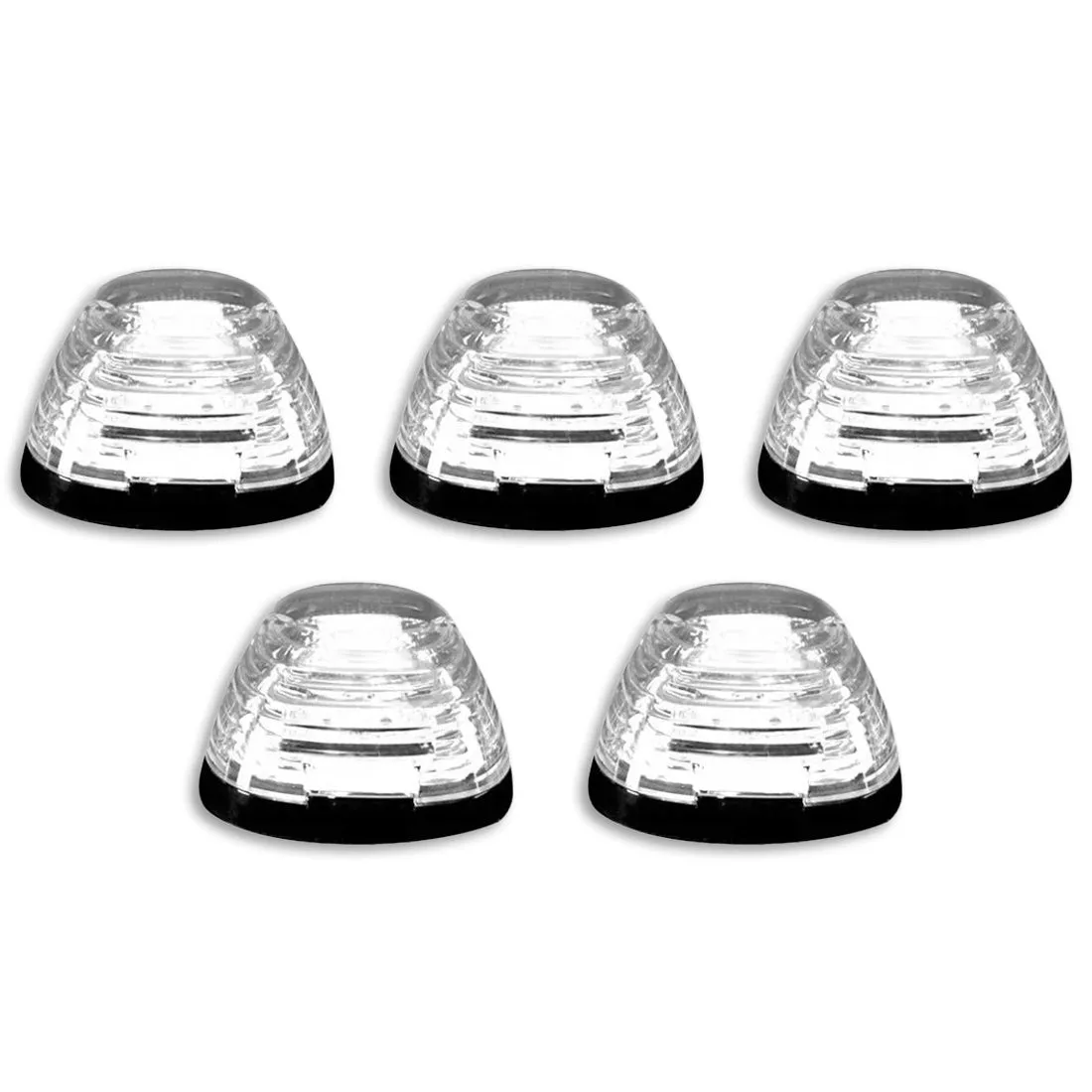 Ford 99-16 Superduty 5-Piece Set Smoked Lens with White and Amber Strobe LEDs and White or Amber Running Light LEDs - product image