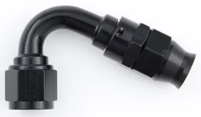 Fragola Performance Systems #10 Real Street 120 Deg. Hose End Black For Ptfe Hose