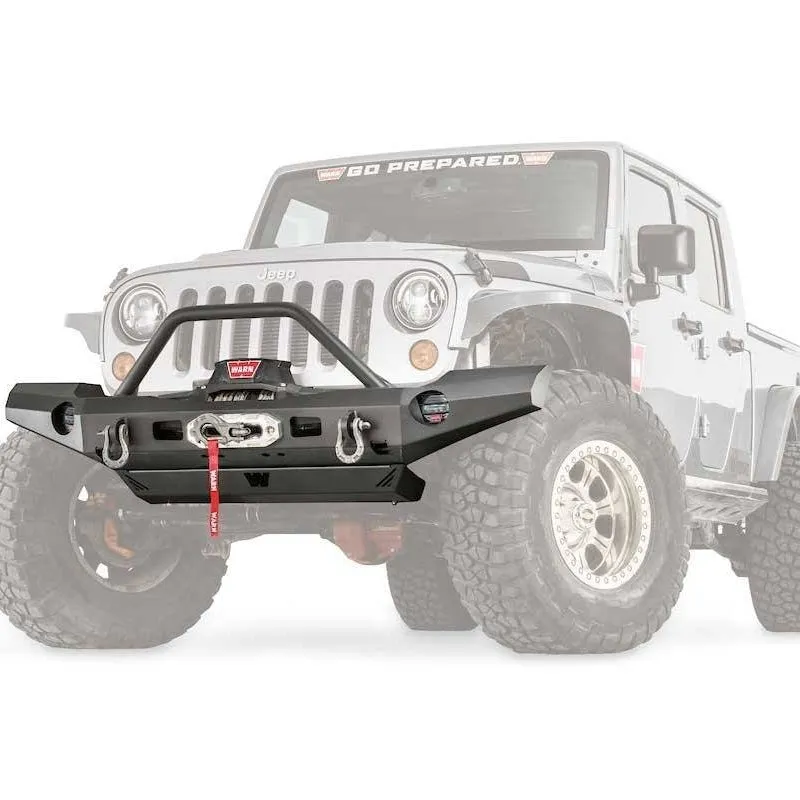 WARN - Full Width Version; One Piece Design; Direct-Fit; Mounting Hardware Included; With Grille Guard; With Internal Winch Mount; With Shackle Mounting Tabs product image