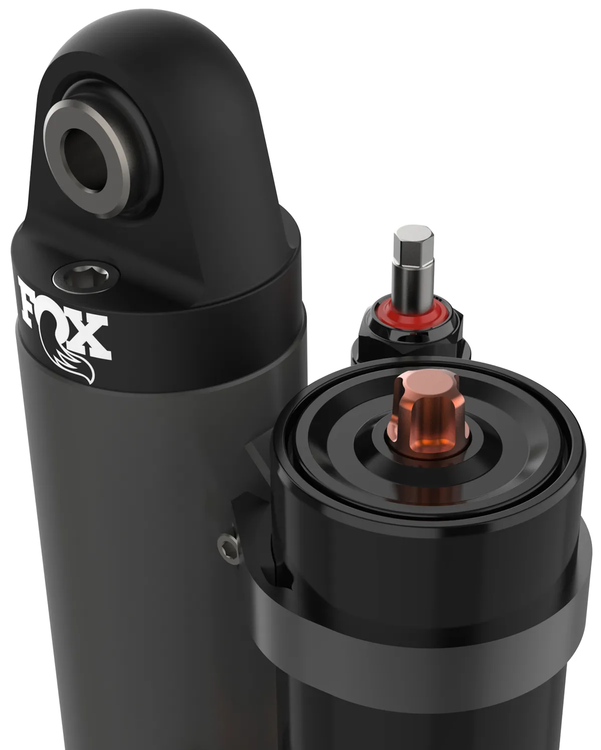 Factory Race 2.5 x 8 External Bypass (3 Tube) Piggyback Shock (Right) product image