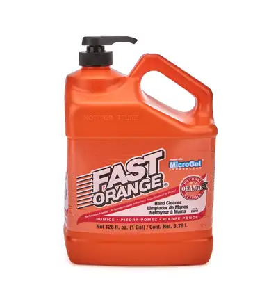 Permatex Fast Orange Fine Pumice Lotion Hand Cleaner 1 Gal Bottle w/ Pum
