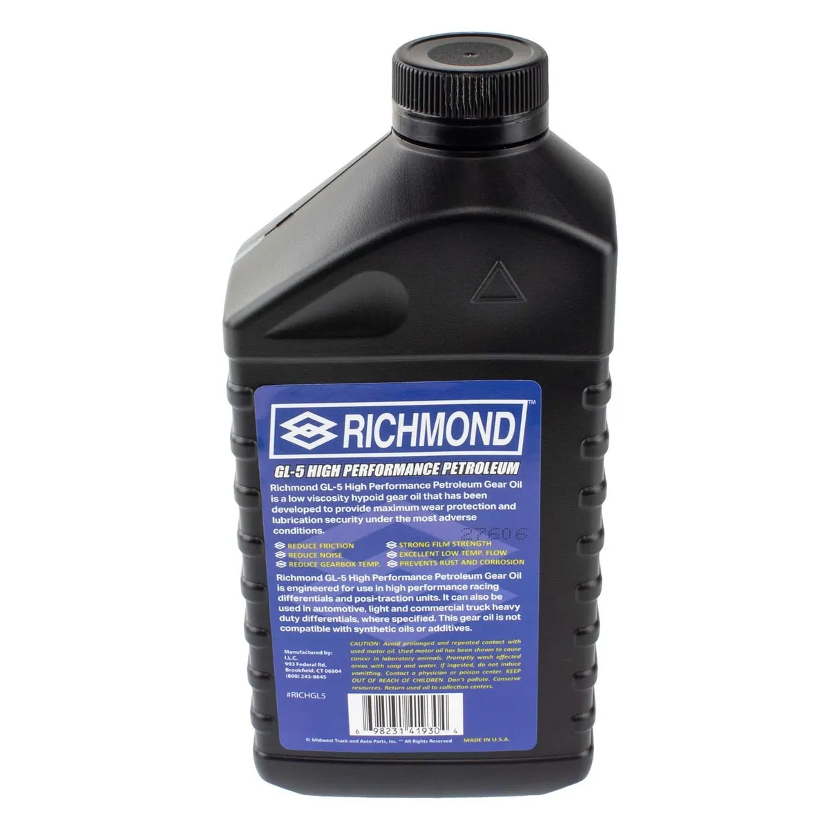 Gl5 High Performance Petroleum Gear Oil SAE 80w90 1qt product image