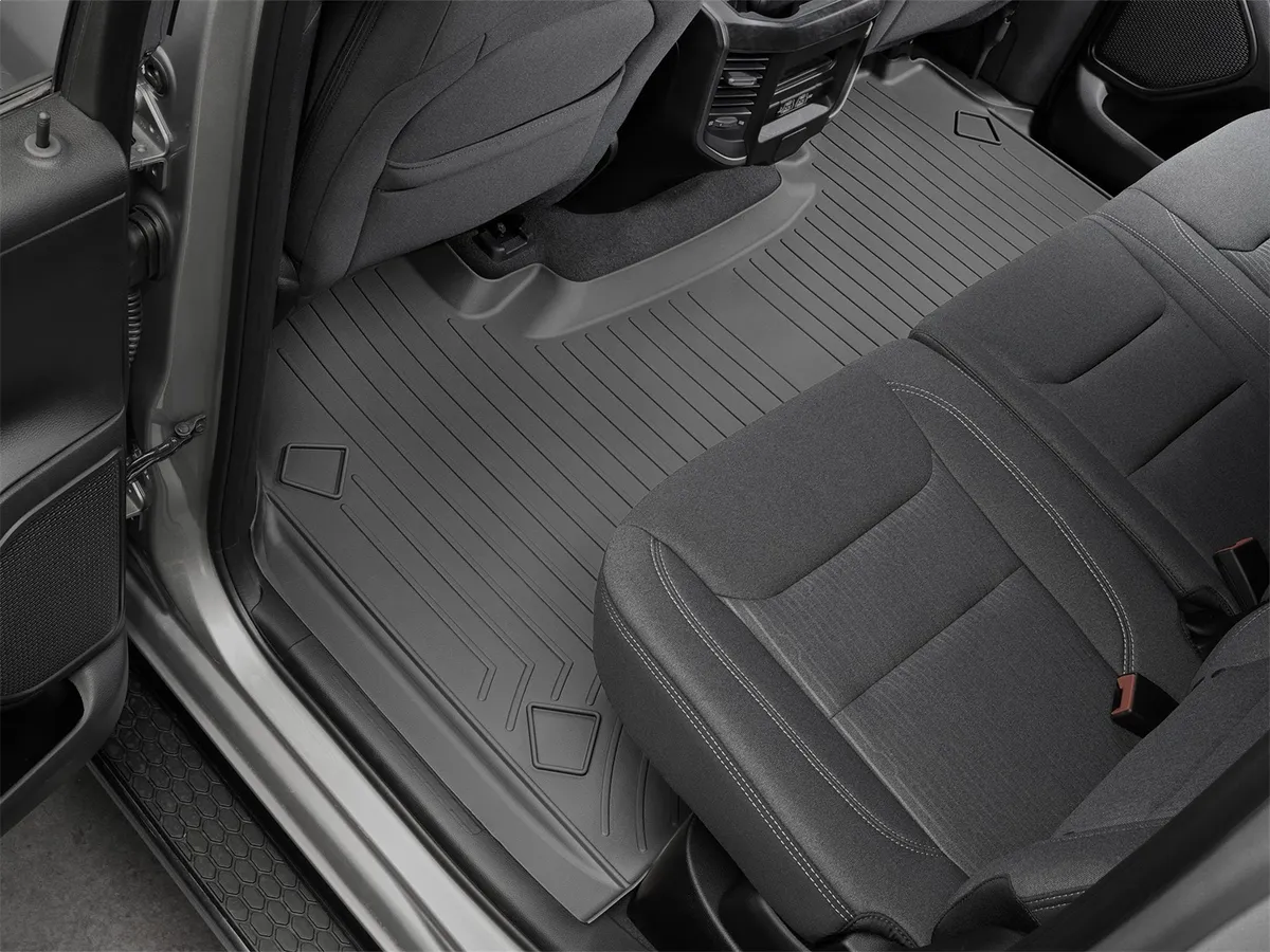 Dodge Ram 2019+ Rear FloorLiner Black. Fits Crew Cab with no underseat storage only product image