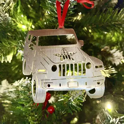 Rock-Slide Engineering Jeep Christmas Tree Ornament Rock Slide Engineering