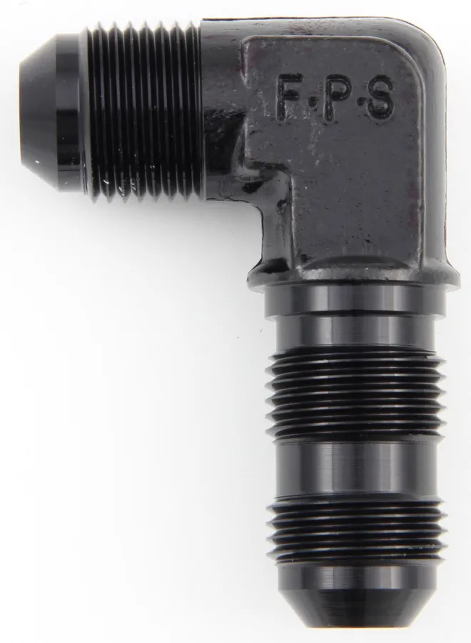 Fragola Performance Systems #6 x 90 Deg Bulkhead Fitting Black