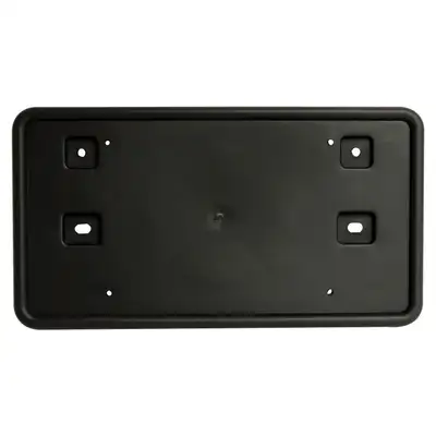 Crown Automotive Jeep Replacement Crown Automotive Jeep Replacement 68080450AA Front License Plate Bracket for 2011-2017 Jeep MK Patriot, Black Plastic