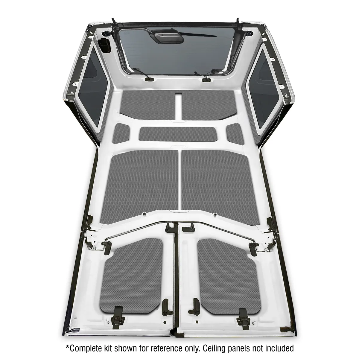 DEI Sound Deadening Side Window Kit JL - 2018-up - 4-Dr - 4-pc Original Finish - Gray product image