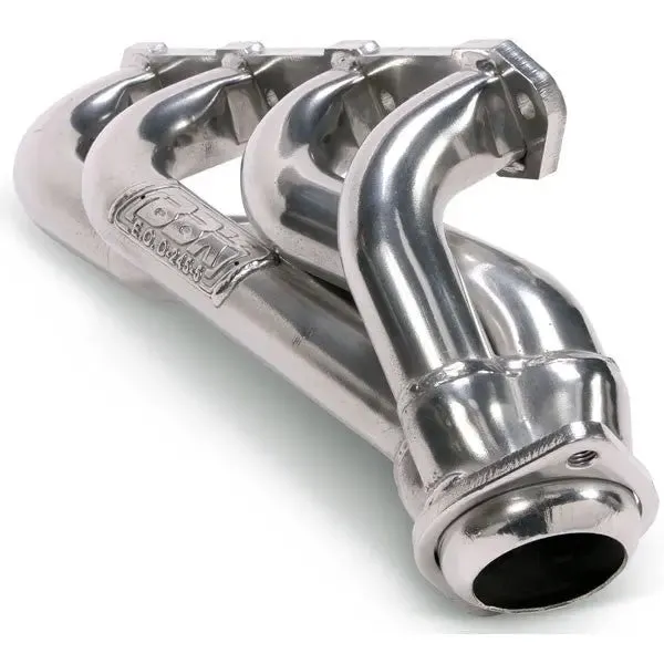 Ford Mustang 5.0L 1-5/8 Shorty Exhaust Headers Polished Silver Ceramic 86-93 product image