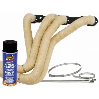 Thermo-Tec Products Exhaust Wrap Kit 4/6 Cylinder Natural Color
