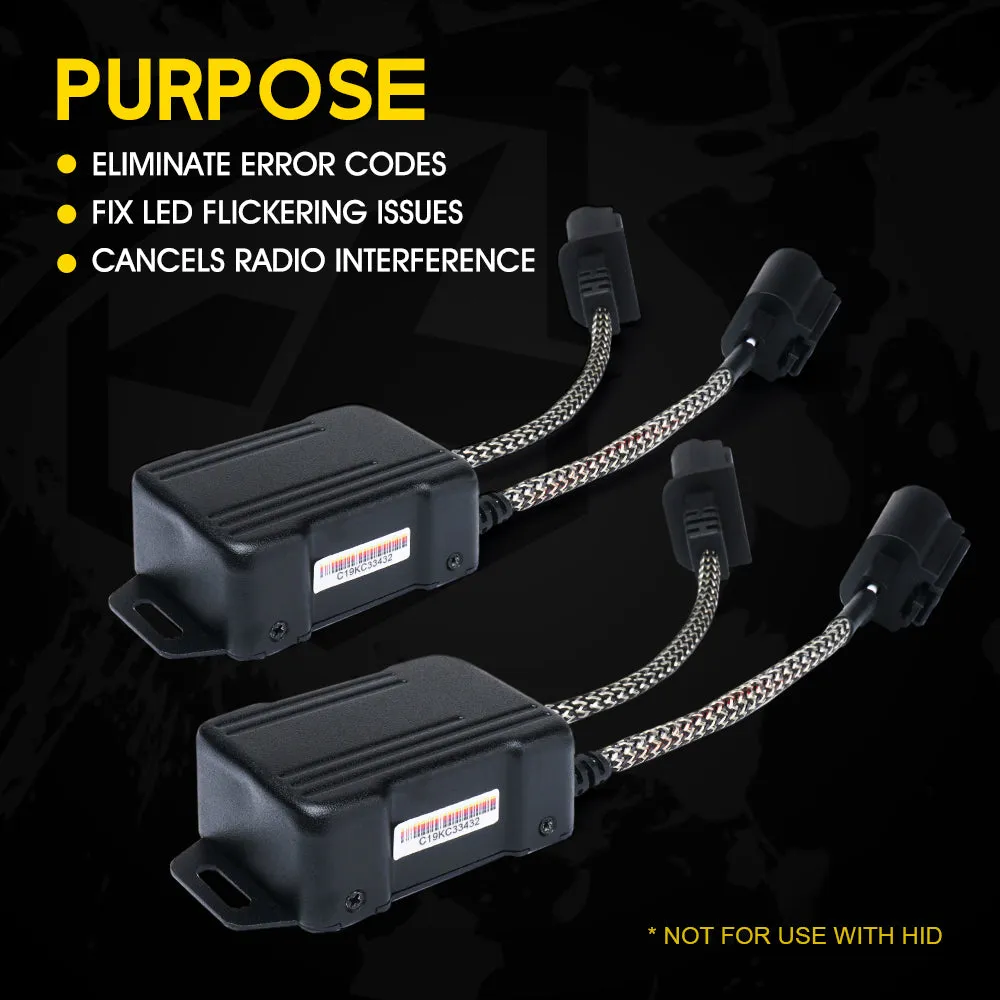 LED Headlight Canbus Anti-Flicker Resistor Decoder for H13 | Reflex Series product image