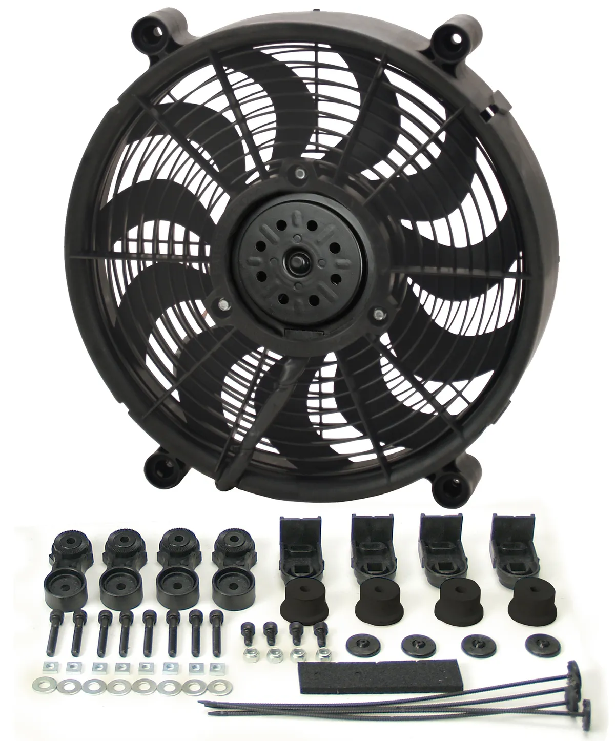 14 High Output Single RAD Pusher/Puller Fan with Premium Mount Kit product image