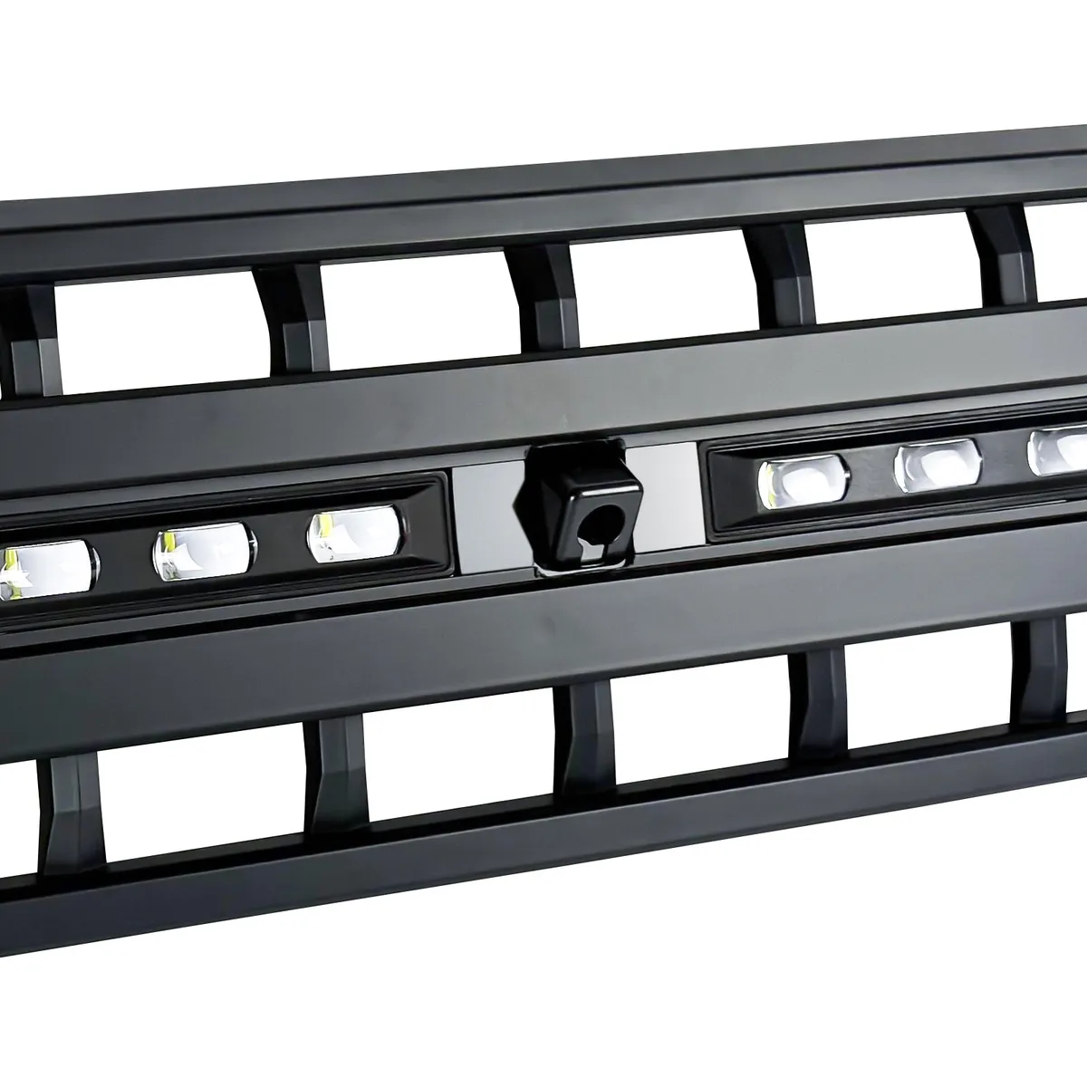 Armor Grille W/ Off-Road Lights & Camera Bracket - Matte Black For 21+ Ford Bronco product image
