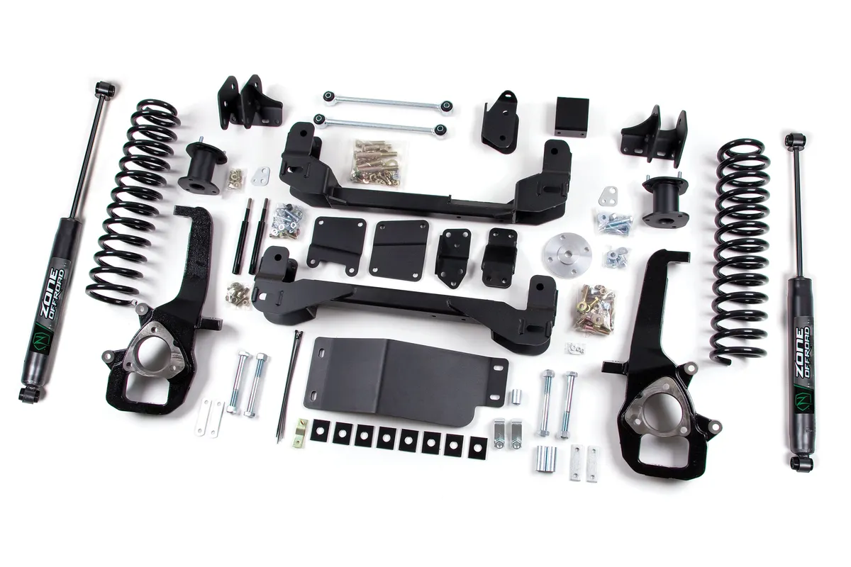 2009-2010 Dodge Ram 1500 6 Suspension Lift System Kit Front Spacer 3 Rear Coils - Fox 2.0 Adventure Series Shocks product image