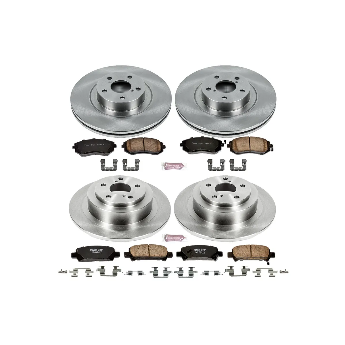 Z17 Direct Replacement Kit: Rotors; Ceramic Pads W/Hardware product image