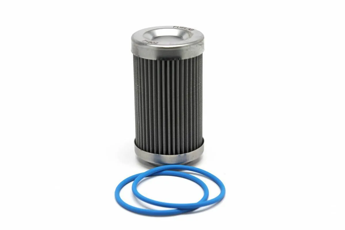 Short (3 Inch) 40 Micron/Stainless Steel Element FUELAB product image