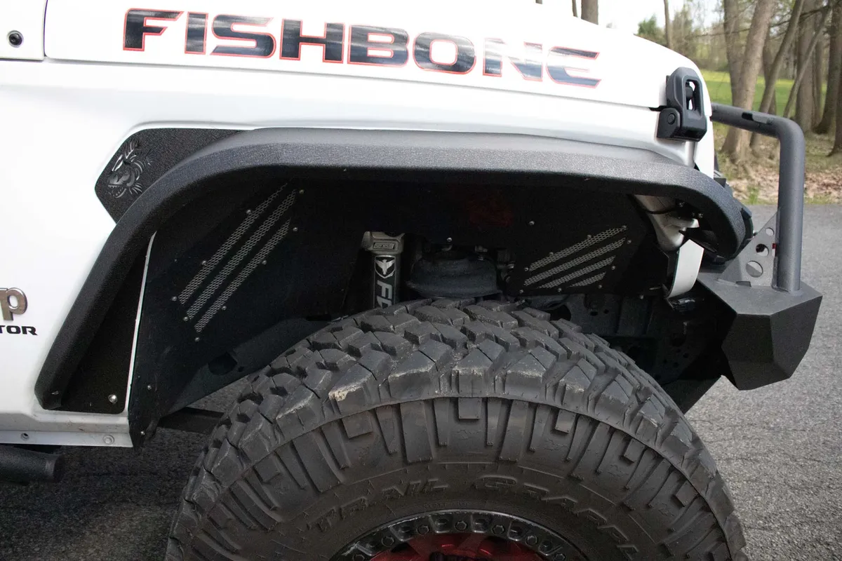 Fishbone Offroad Front Steel Elite Fenders for 2018-Current Jeep Wrangler & 2020-Current Jeep Gladiator FB23454F product image