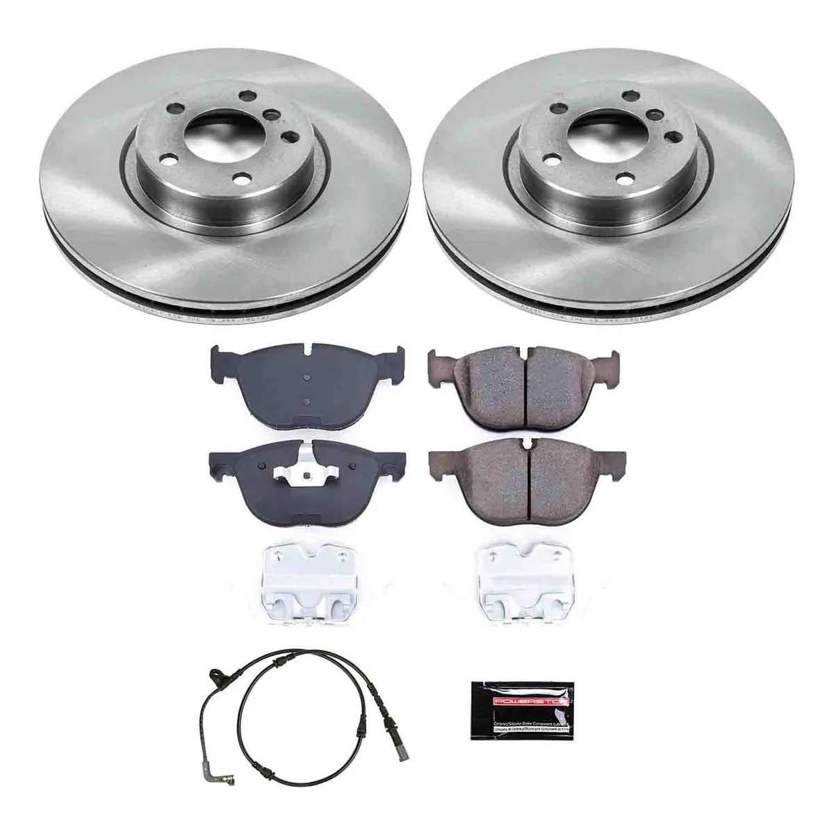 Z17 Direct Replacement Kit: Rotors; Ceramic Pads W/Hardware; Pad Sensors product image