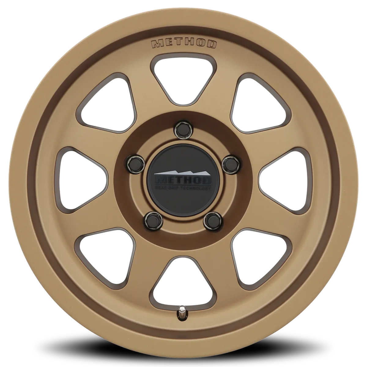Aluminum Wheels 17x7.5 Bead Grip MR701 Bolt Pattern 5 On 114.3 Offset 30 Lip Size 0.98 Method Bronze BRZ Method product image