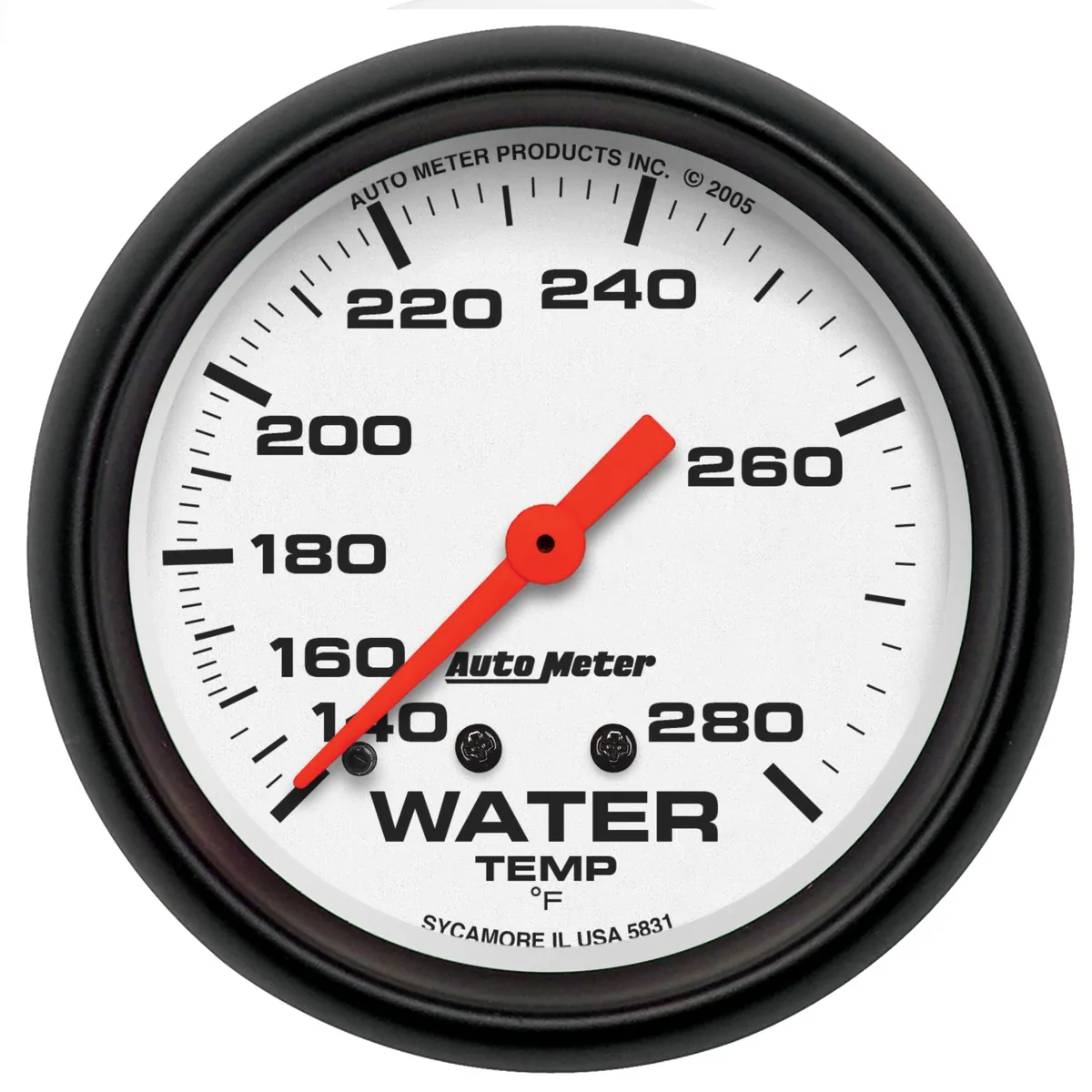 Gauge, Water Temp, 2 5/8", 140-280?F, Mechanical, Phantom product image