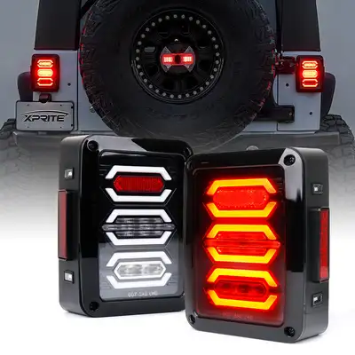 Xprite Jeep LED Tail Lights | Diamond Series