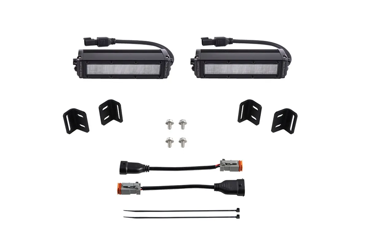 Diode Dynamics - SS6 LED Fog Light Kit for 2022+ Toyota Tundra/Sequoia, White Wide product image