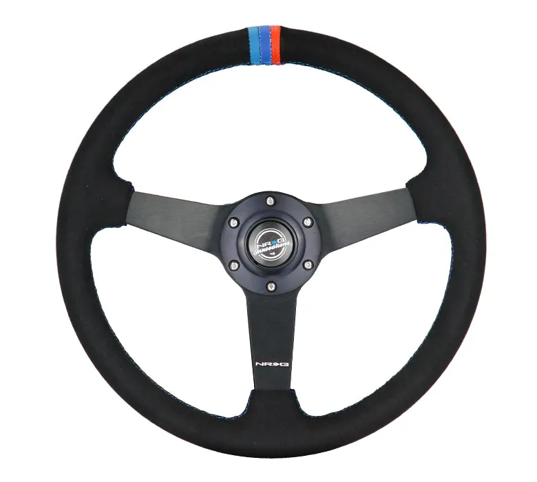 Steering Wheel 350mm 1.5 in Dish Black Alcantara product image
