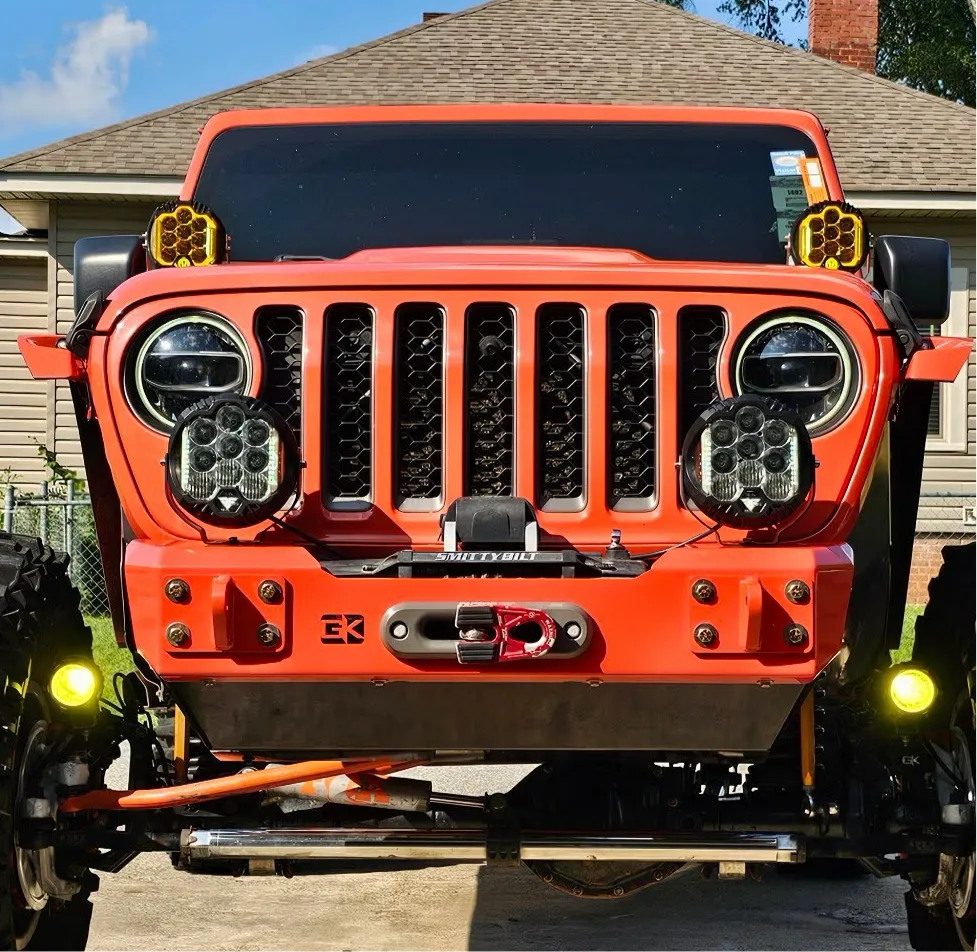 Gauntlet Front Bumper w/Winch Plate for Jeep JL/JT (2018-2024) product image