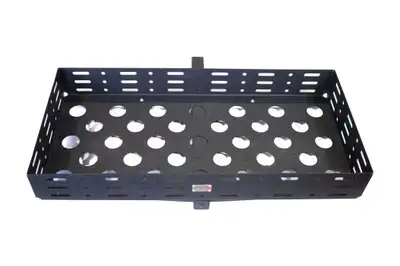 Fishbone Offroad 8-gauge steel, Black powder coat, Stainless Steel hardware, 40 in. long x 19 in. wide
