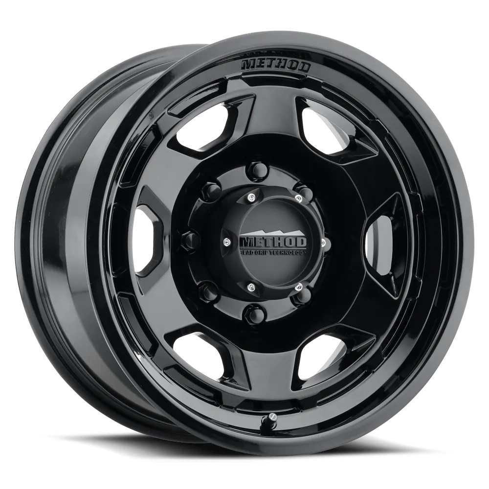 MR708 Bead Grip 17x8.5 0mm Offset 6x5.5 106.25mm Centerbore Gloss Black product image
