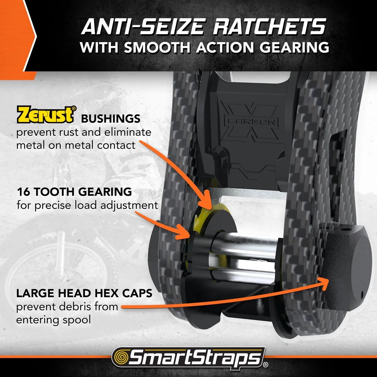 14ft 3000lb Camox Ratchet Tie Down 4 pk Camo product image