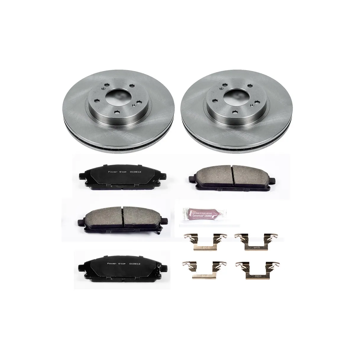 Z17 Direct Replacement Kit: Rotors; Ceramic Pads W/Hardware product image