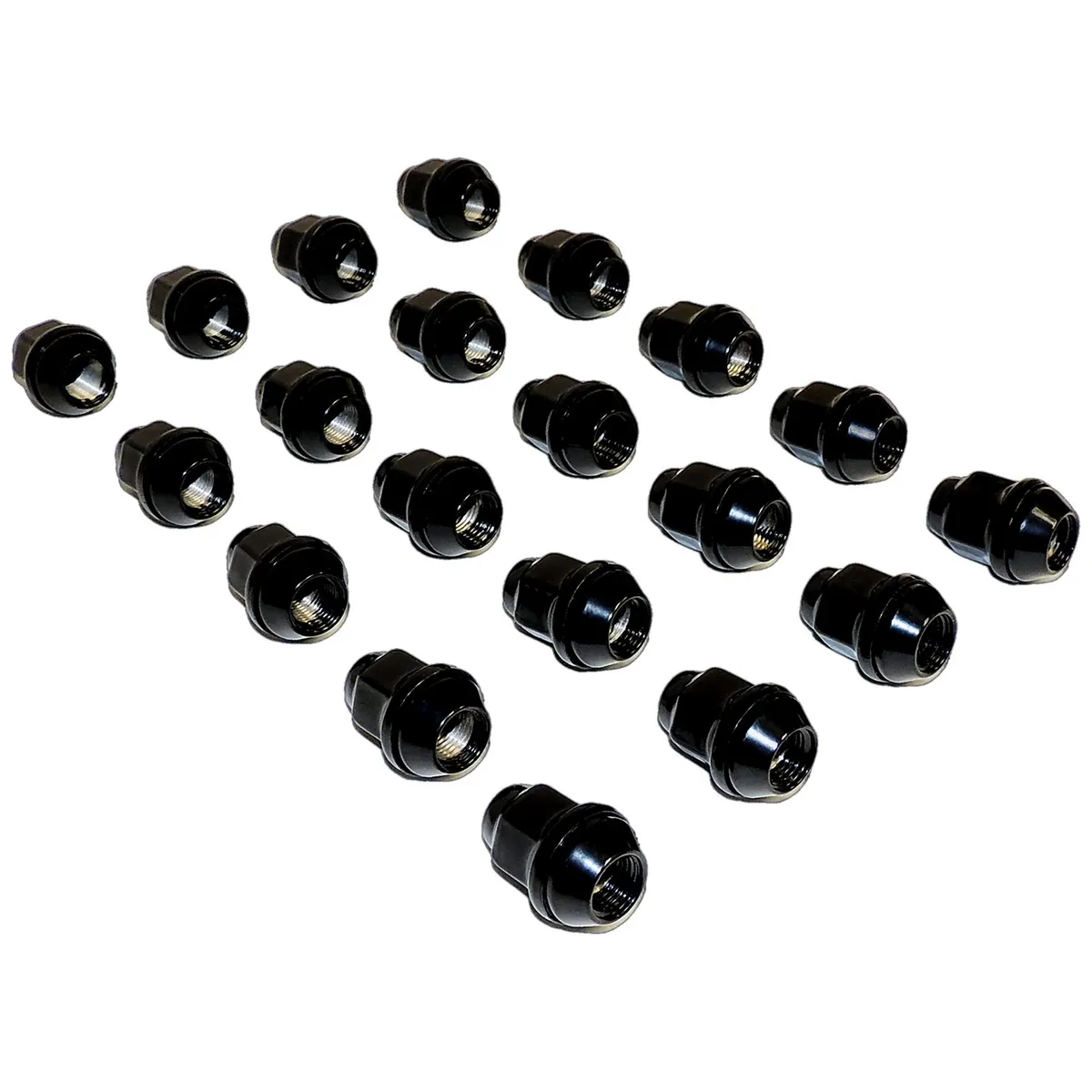 Lug Nut Kit 2007-2015 JK Wrangler; 1997-2006 TJ Wrangler; 1987-1995 YJ Wrangler; 2005-2010 WK Grand Cherokee; 2005-2010 WH (Europe) Grand Cherokee; 1999-2004 WJ Grand Cherokee; 2001-2004 WG (Europe) Grand Cherokee; 1993-1998 ZJ Grand Cherokee; 199 product image