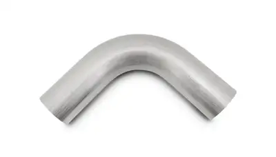 Vibrant Performance 90 Degree Stainless Steel Bend; 2 in. OD; 3 in. Centerline Radius; 6 in. Leg Length From Tangent; 0.065 in. Tube Thickness; 16 Gauge Wall Thickness; 321 Stainless Steel;