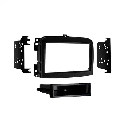 Metra Electronics Custom Fit Mounting Kit; ISO DIN Radio Provision w/Pocket; Incl.: Radio Trim Panel/Brackets/Pocket;